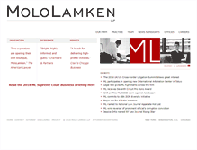 Tablet Screenshot of mololamken.com